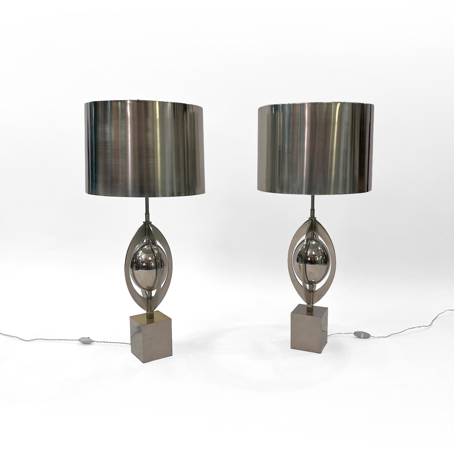Paire de lampe de table "Ogive" Maison Charles 1970