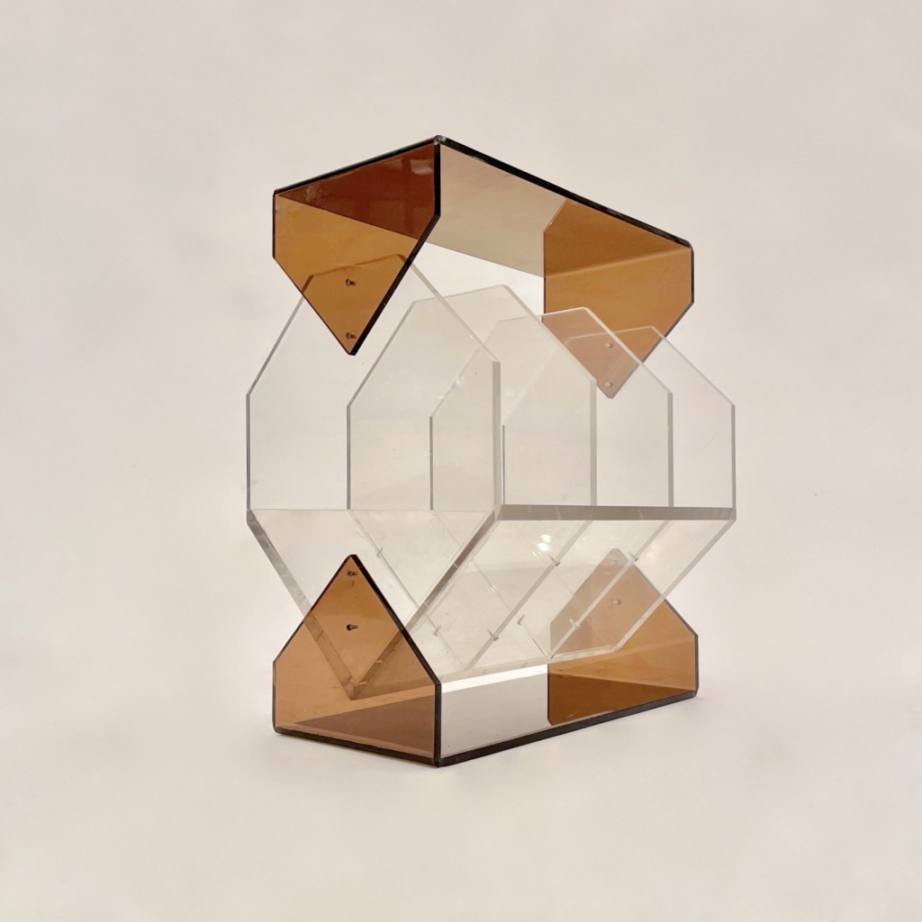 Acrylic Magazine Holder 1970s