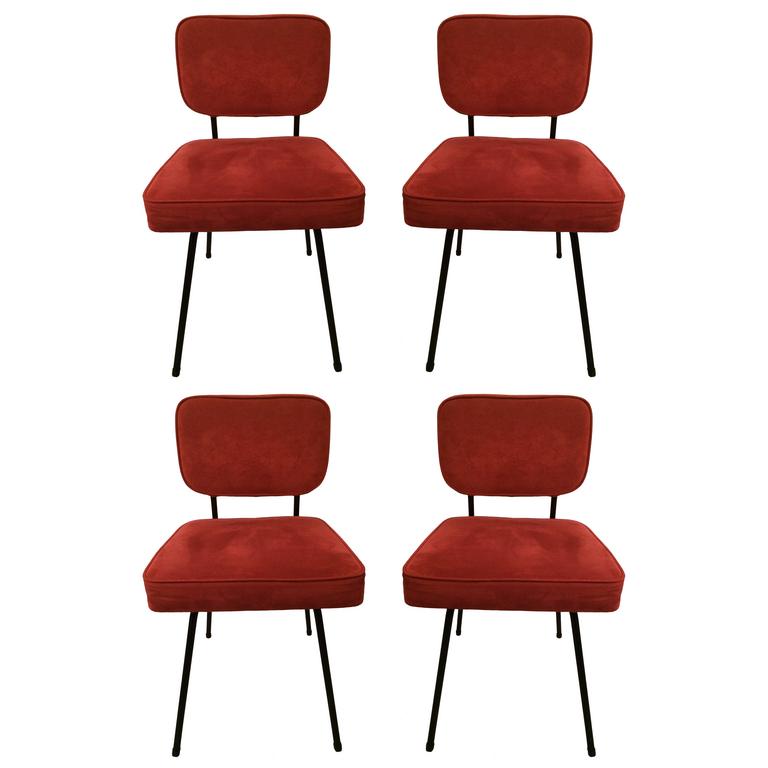 Andre Simard Lot de 4 chaises