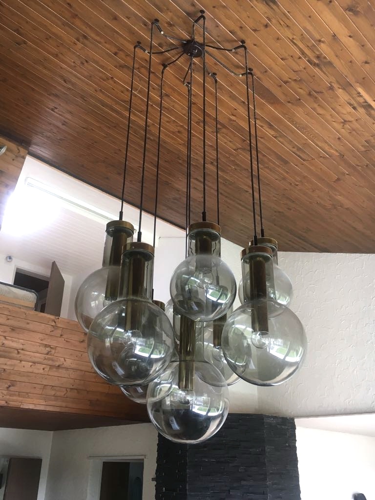 Maison RAAK “Bulb” Grand Chandelier