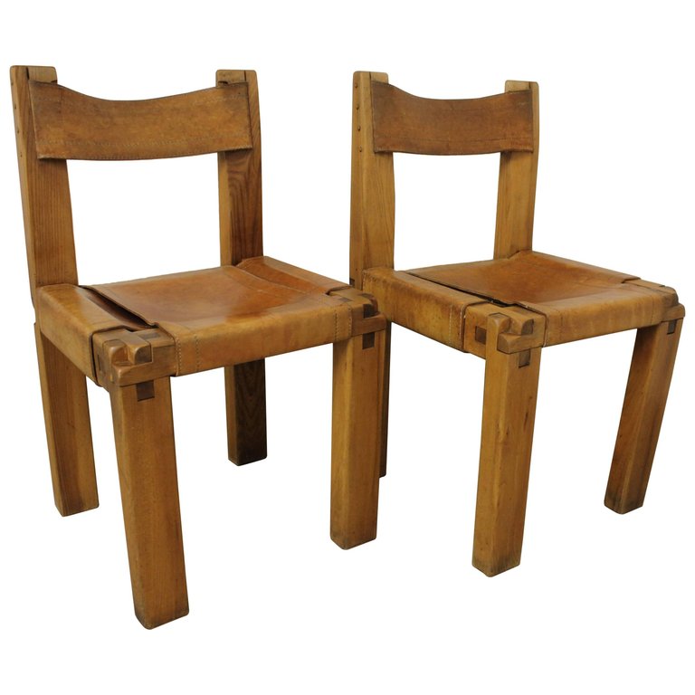 Pierre Chapo S11 Chaises