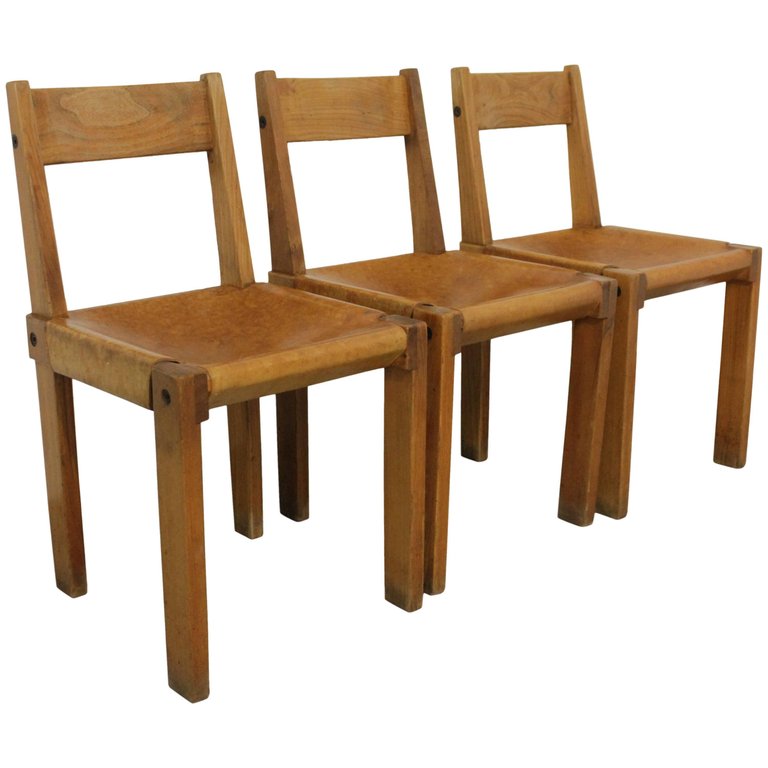 Pierre Chapo S24 Chaises