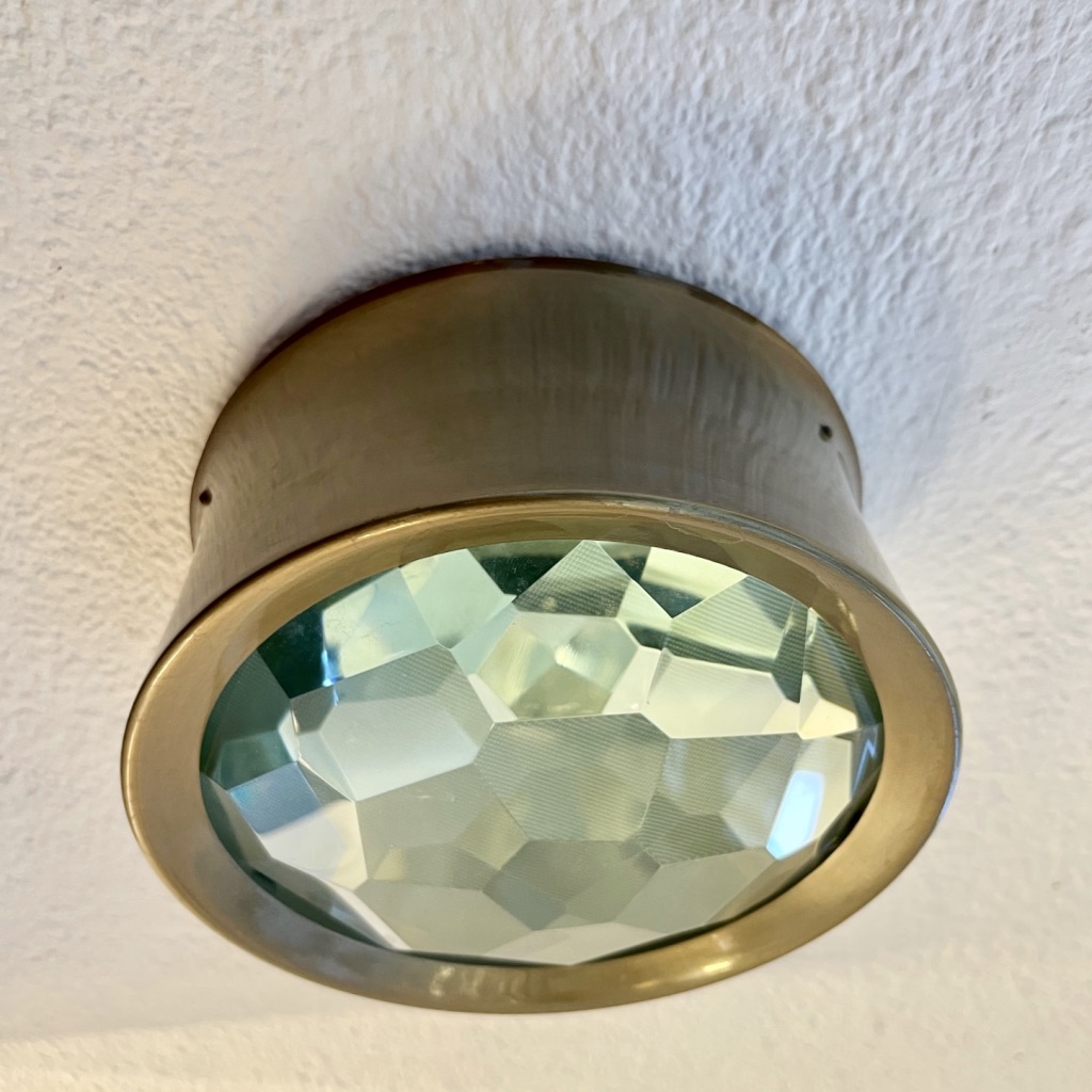Paire de plafonnier Max Ingrand Fontana Arte