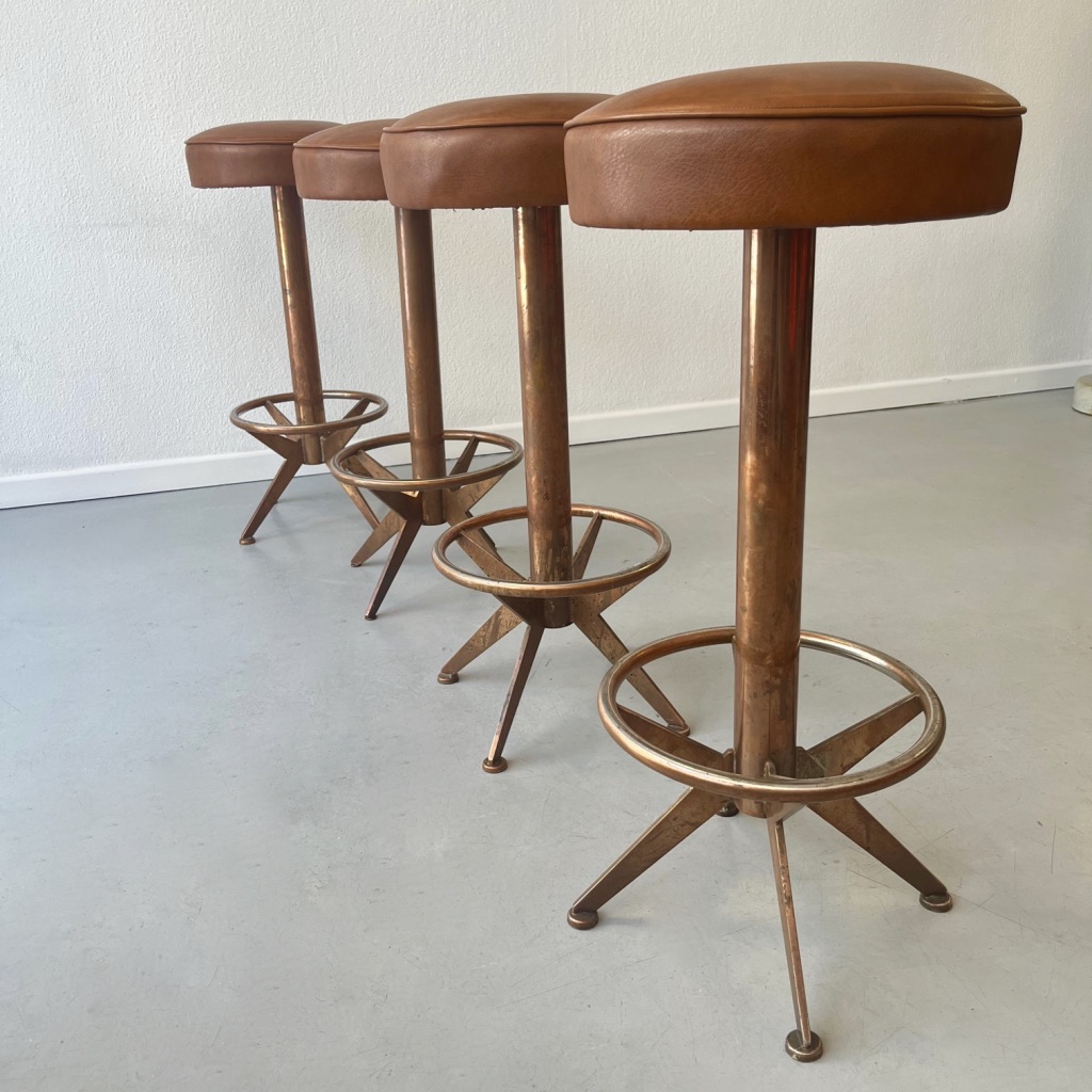 Set de tabouret de bar 1960